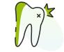 Иконка_Разрушение зуба вследствие заболеваний или травмы